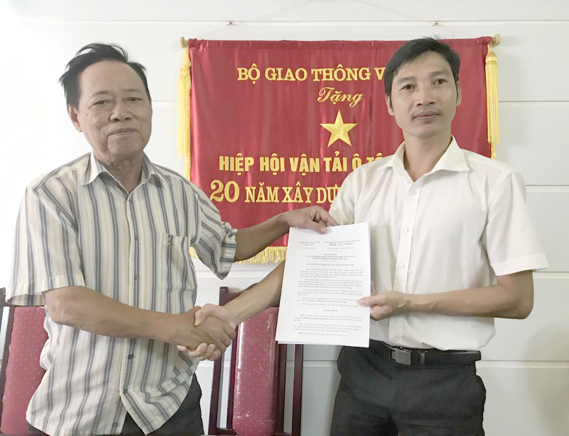 ANVUI chính thức ra nhập Hiệp hội vận tải ô tô Việt Nam
